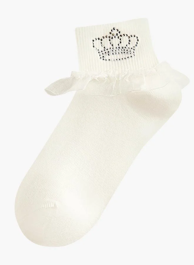 سيليست Pack Of 3 Girls Socks With Frill Detail Ramadan Collections